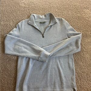 Rodd & Gunn Blue Zip Up Sweater Classic Knit